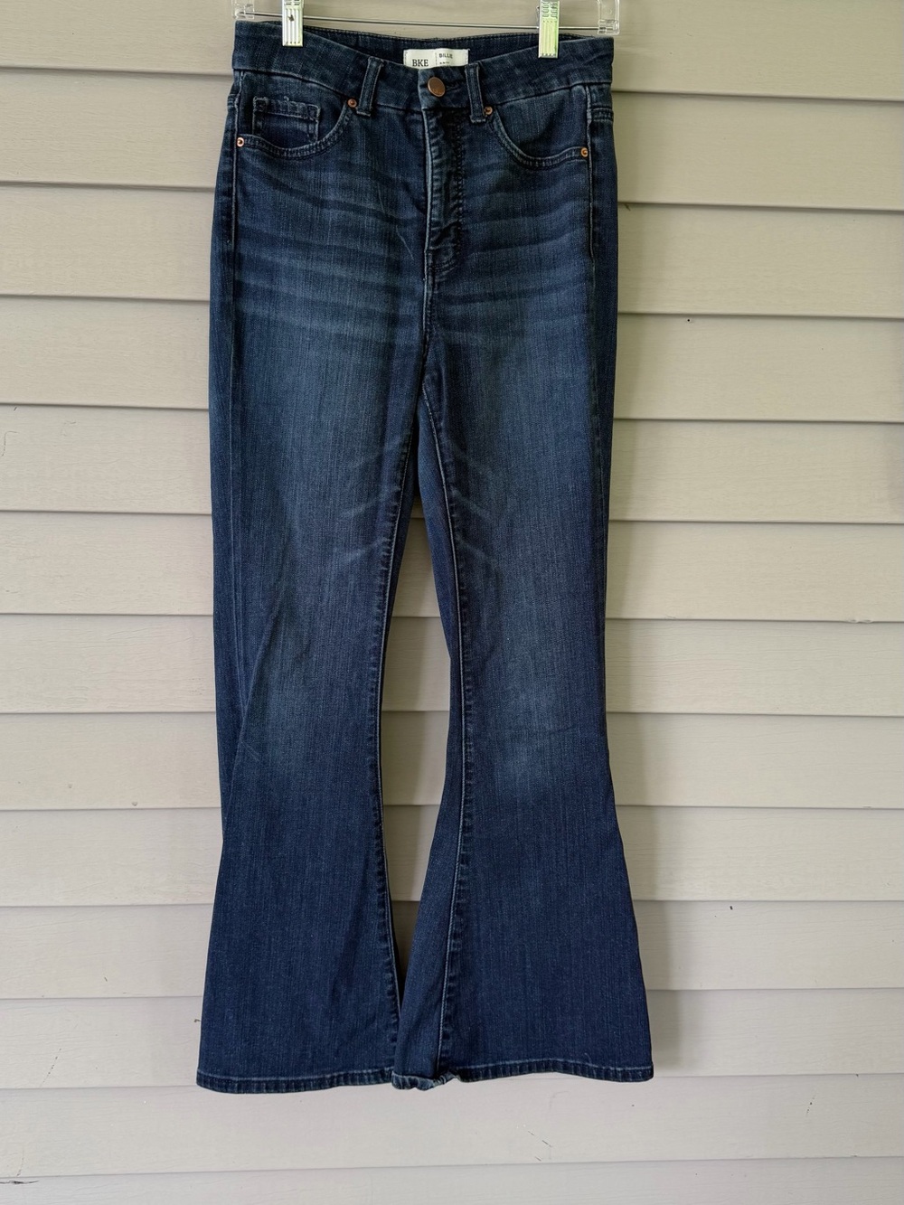 Buckle Dark Blue Flare Jeans 27x29 1/2